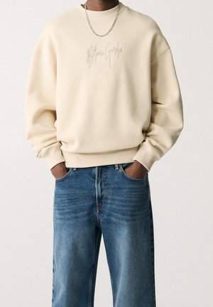 Sweatshirt - beige