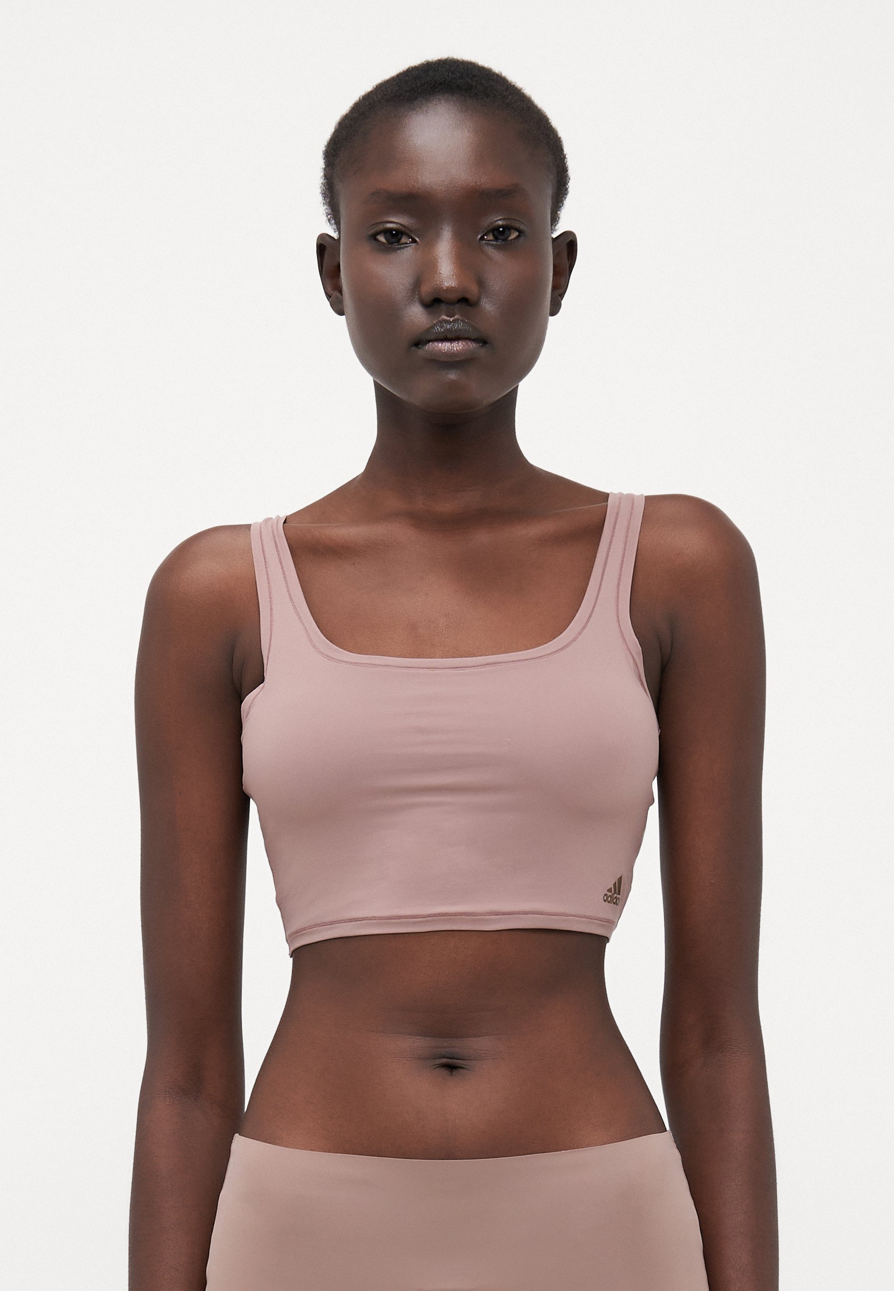 adidas Sportswear CROPPED CAMI - Bustier - oxid/light pink