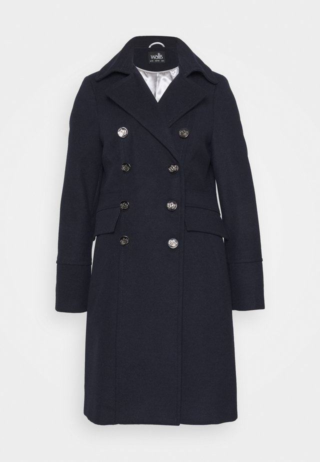 LONGLINE REVERE COAT - Villakangastakki - navy