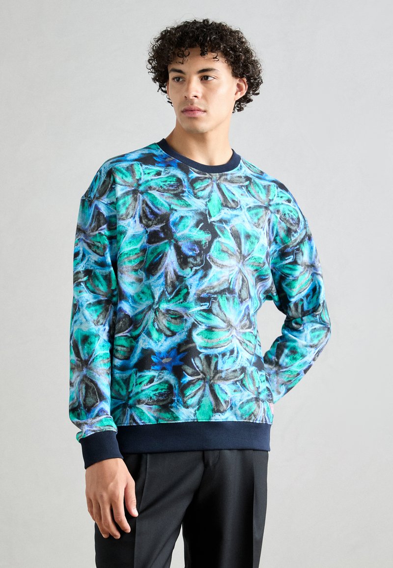 Scotch & Soda DIGITAL PRINT ARTWORK - Sportska majica - blue