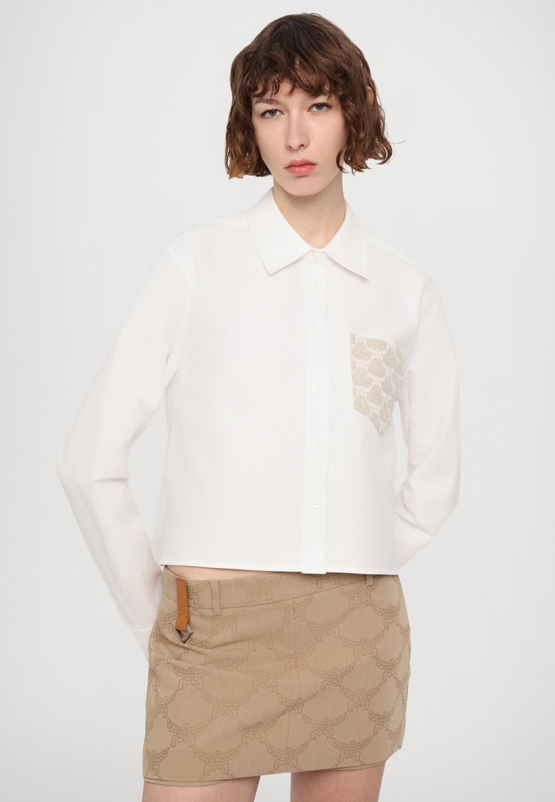 mcm dress shirt MCM mens RARE vintage button dress white shirt size 41