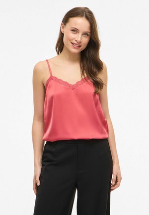 VILA VIENNA RAVENNA LACE SINGLET - NOOS - Top - holly berry