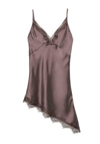 ASYMMETRIC - CAMISOLE - Top - brown