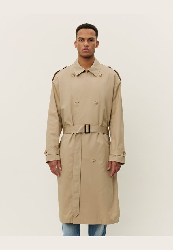 MILES - Trenchcoat - dark sand