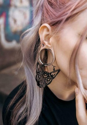 Wildcat SPHYNX HOOPS - Earrings - Schwarz