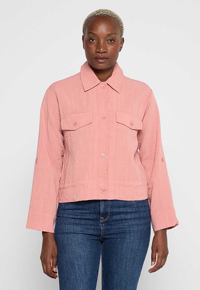 Vero Moda Lichte jas donkerroze