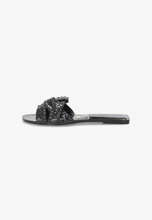 Luna Collection, Sandalias planas - black