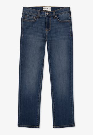 Abercrombie & Fitch STRAIGHT FIT - Traperice ravnih nogavica - blue denim