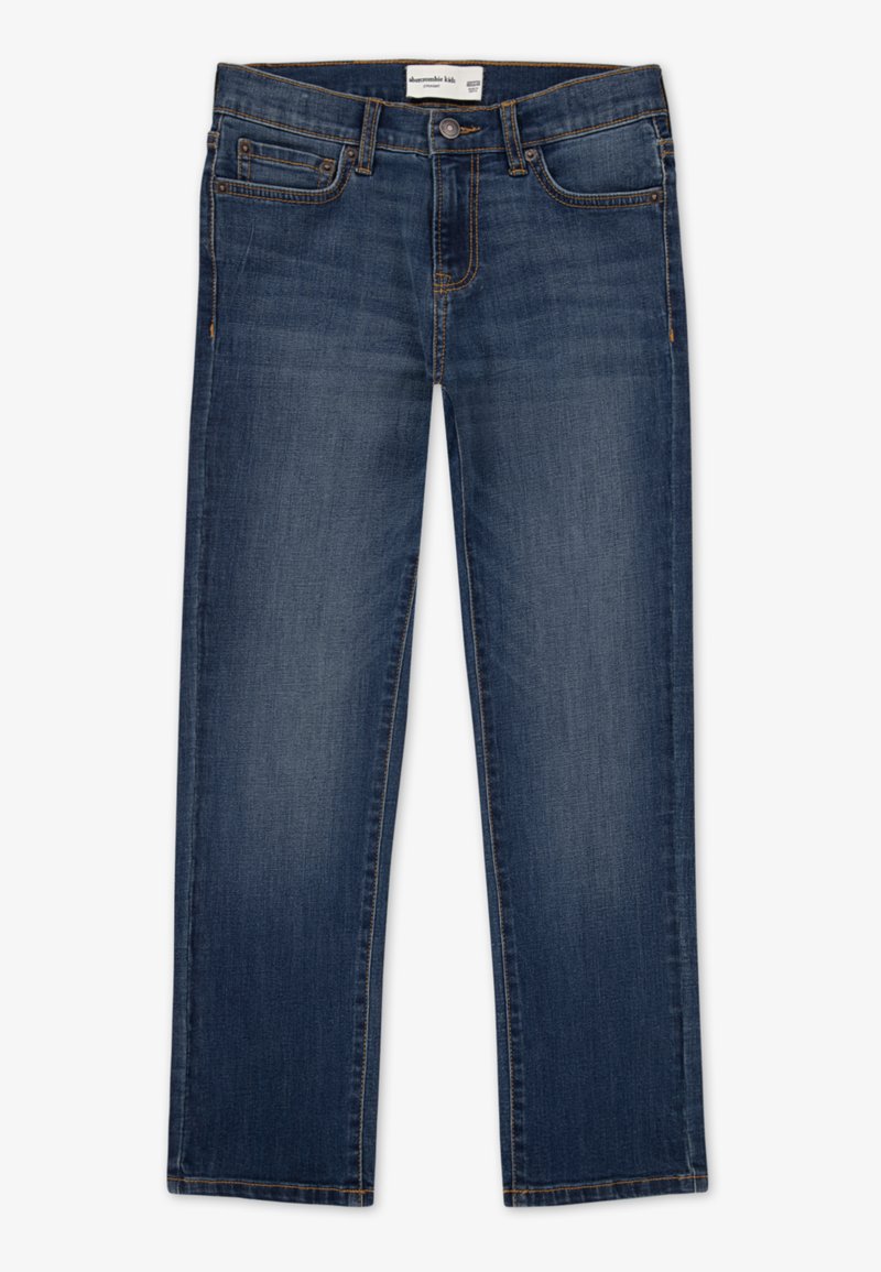 Abercrombie & Fitch STRAIGHT FIT - Vaqueros rectos - blue denim