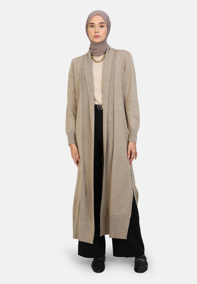 Modanisa - REFKA - Cardigan - beige, Enlarge