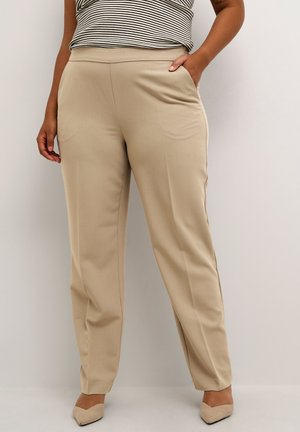 Kaffe Curve SAKIRA LONG - Pantalon classique - chinchilla