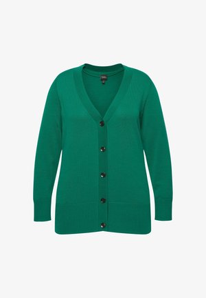 Ulla Popken Strickjacke - emerald green
