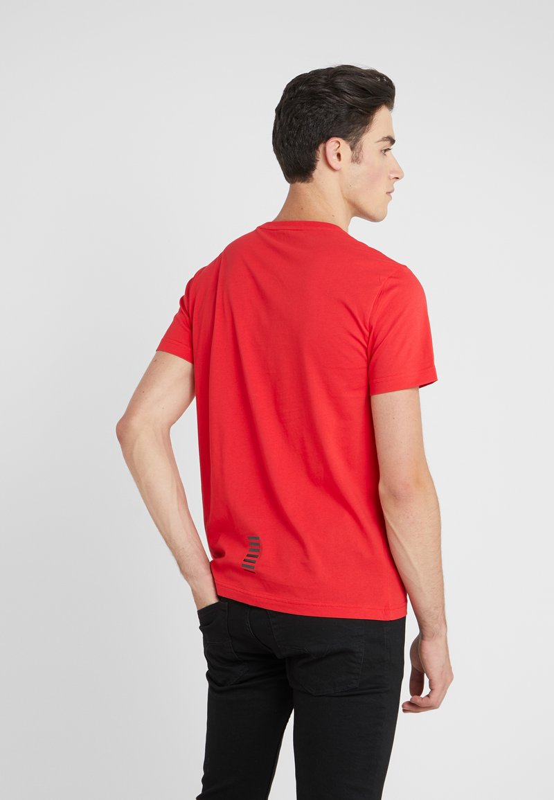 Confezione 2 T-Shirt Uomo Manica Corta Acero Rosso – Taglie Forti – 100% Cotone - Foto 3