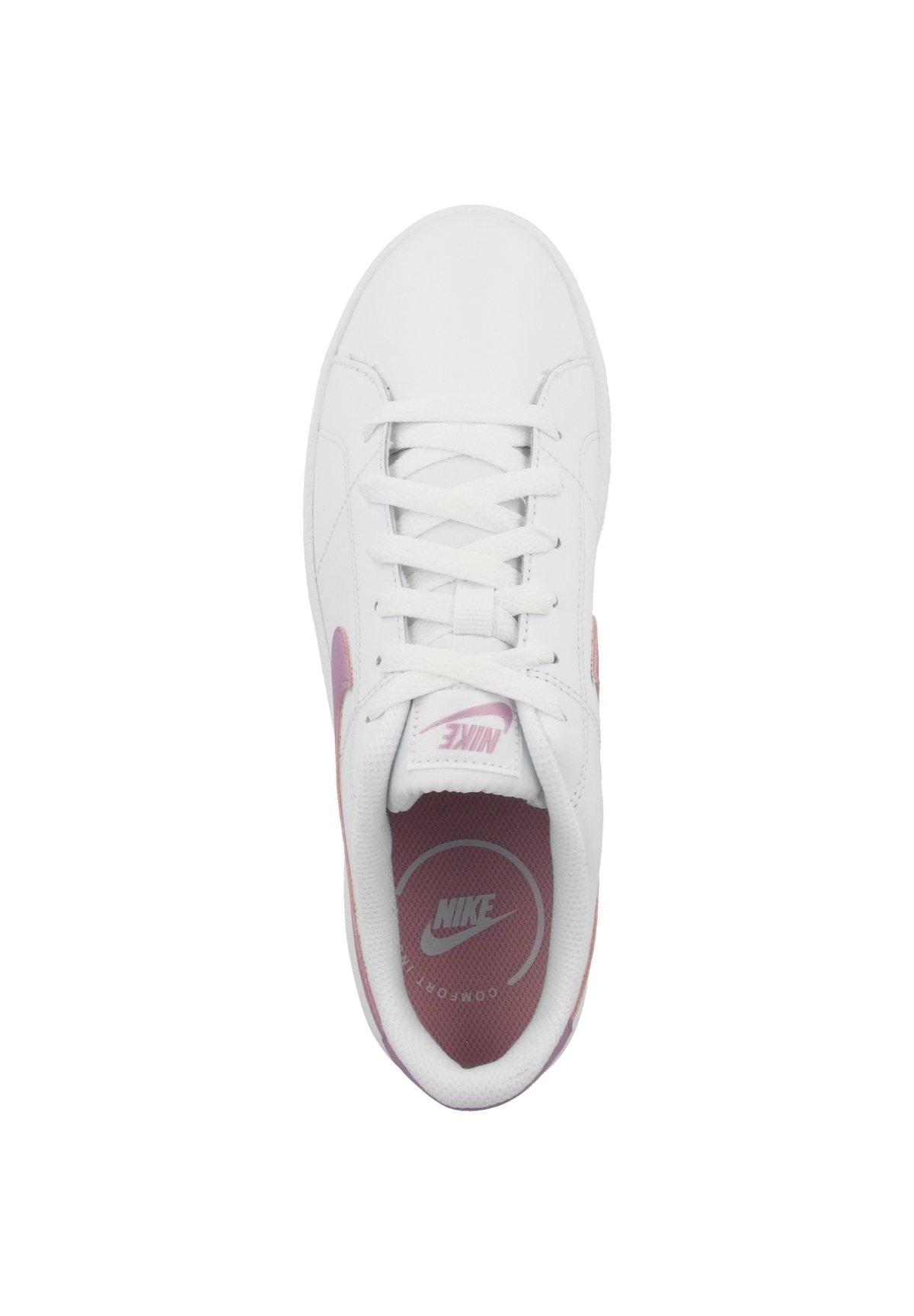 Nike Sportswear COURT ROYALE 2 - Sneakers laag - white light arctic  pink/wit - Zalando.nl