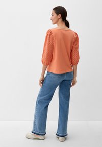 s.Oliver IM FABRICMIX - Bluse - papaya
