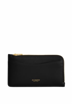 COACH, NEW YORK ZIP CARD CASE - Peněženka - black