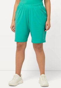 Ulla Popken BERMUDA  - Šortky - turquoise green