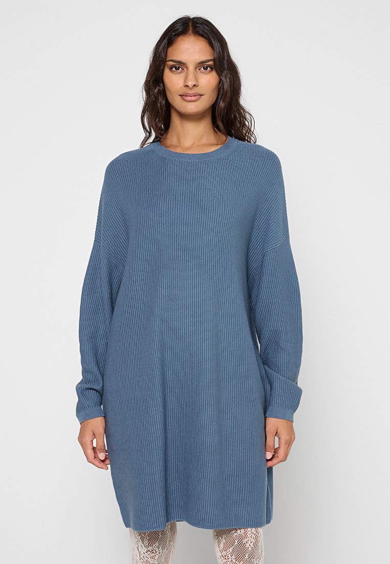 Marc O’Polo Gebreide jurk blauw Marc O’Polo Gebreide jurk blauw