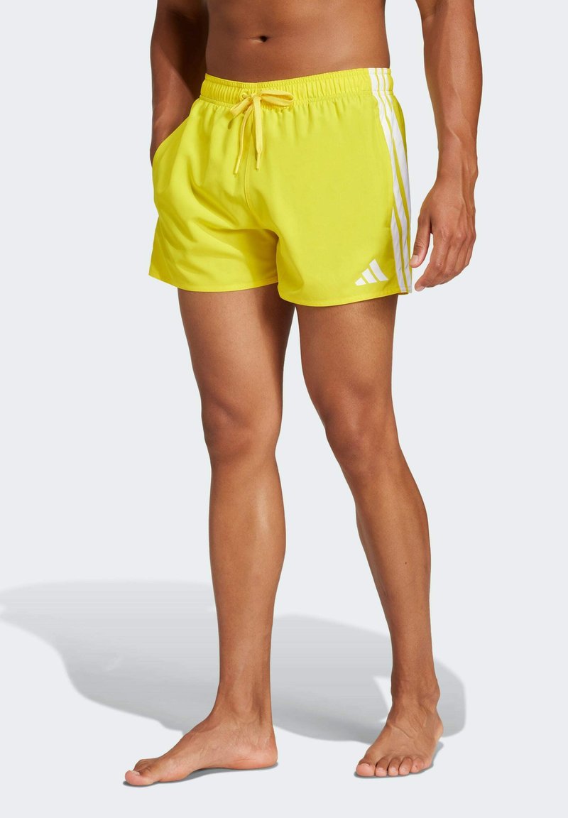 adidas Sportswear 3 STRIPES - Plavecké šortky - yellow white
