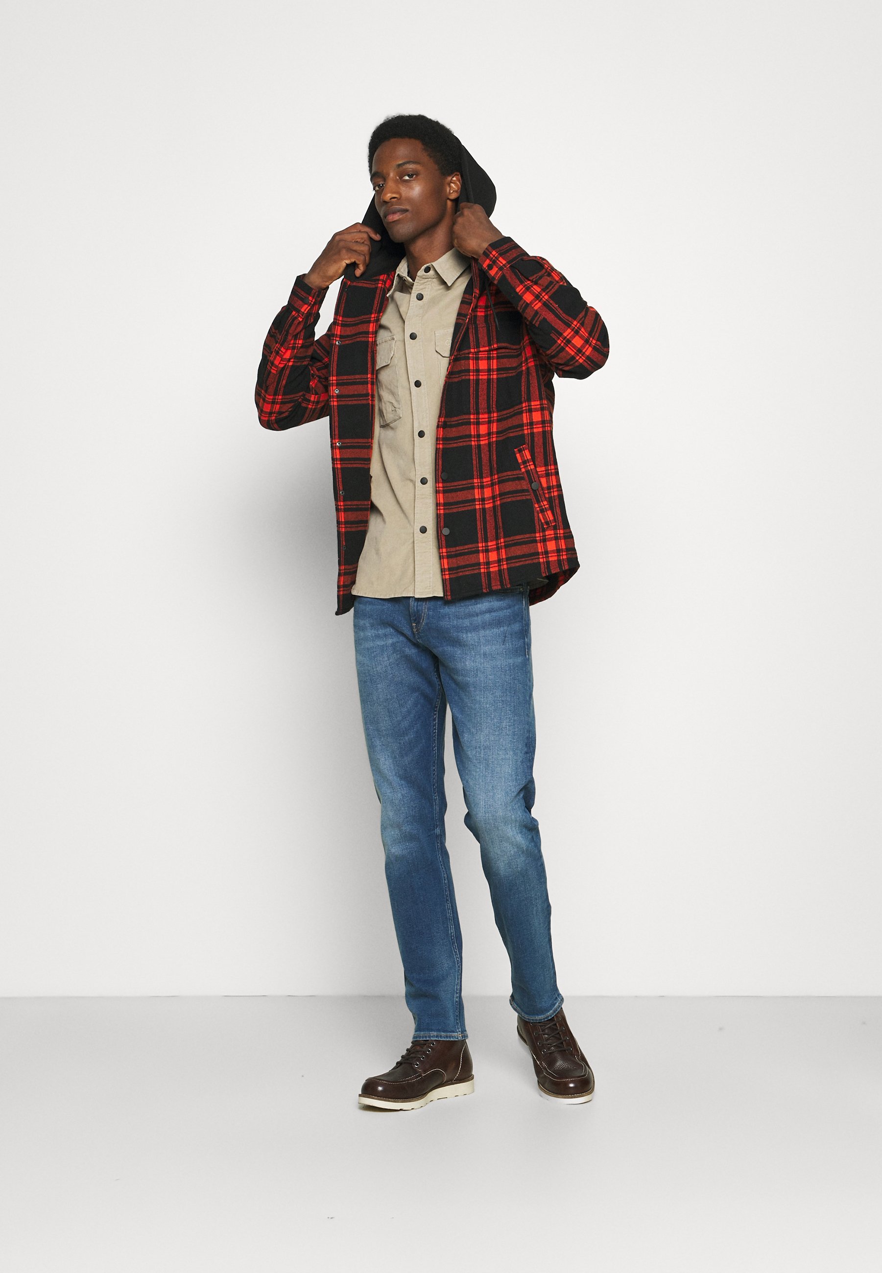 Calvin Klein Jeans REGULAR - Camicia - crockery/beige - Zalando.it