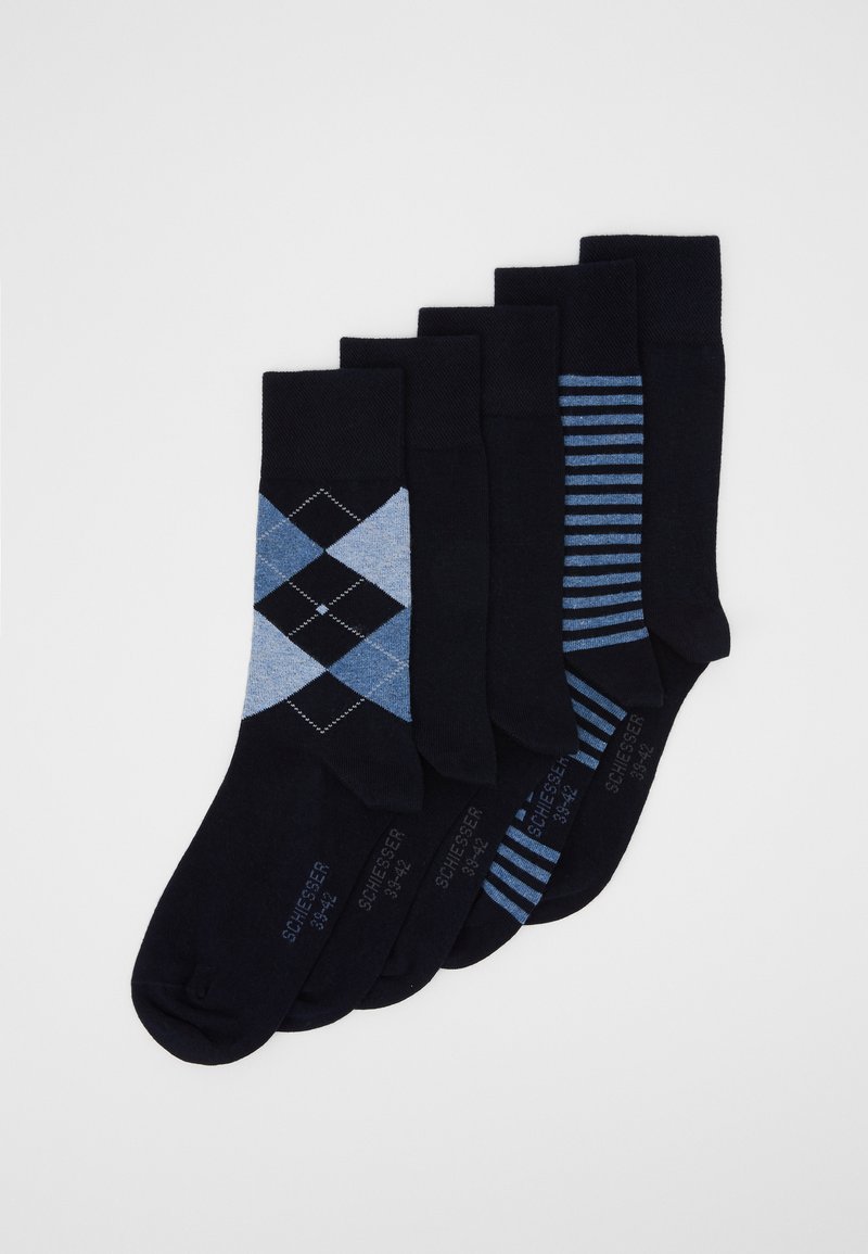 Herren Unterhosen | Schiesser 5 PACK Socken nachtblau/dunkelblau - TH82914 Herren Unterhosen | Schiesser 5 PACK Socken nachtblau/dunkelblau - TH82914