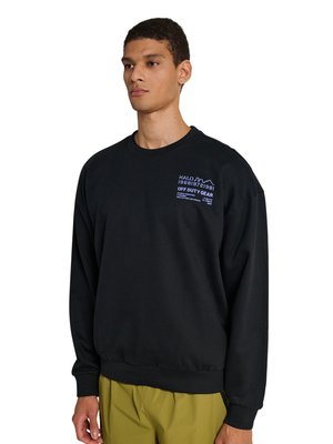 HALO, GRAPHIC BOXY CREW - Sweater - black palace blue