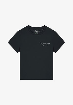 watapparel, T-shirt basique - black