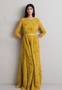 Erdem LONG BLOUSON SLEEVE FLOOR LENGTH GOWN - Ένδυση για ειδικές περιστάσεις - chartreuse