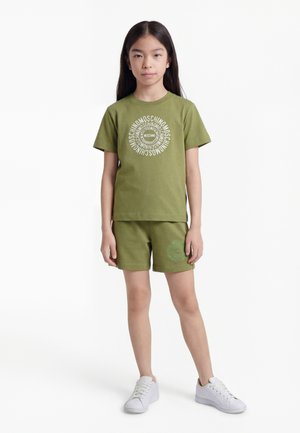 MOSCHINO UNISEX SET - Kratke hlače - olive green
