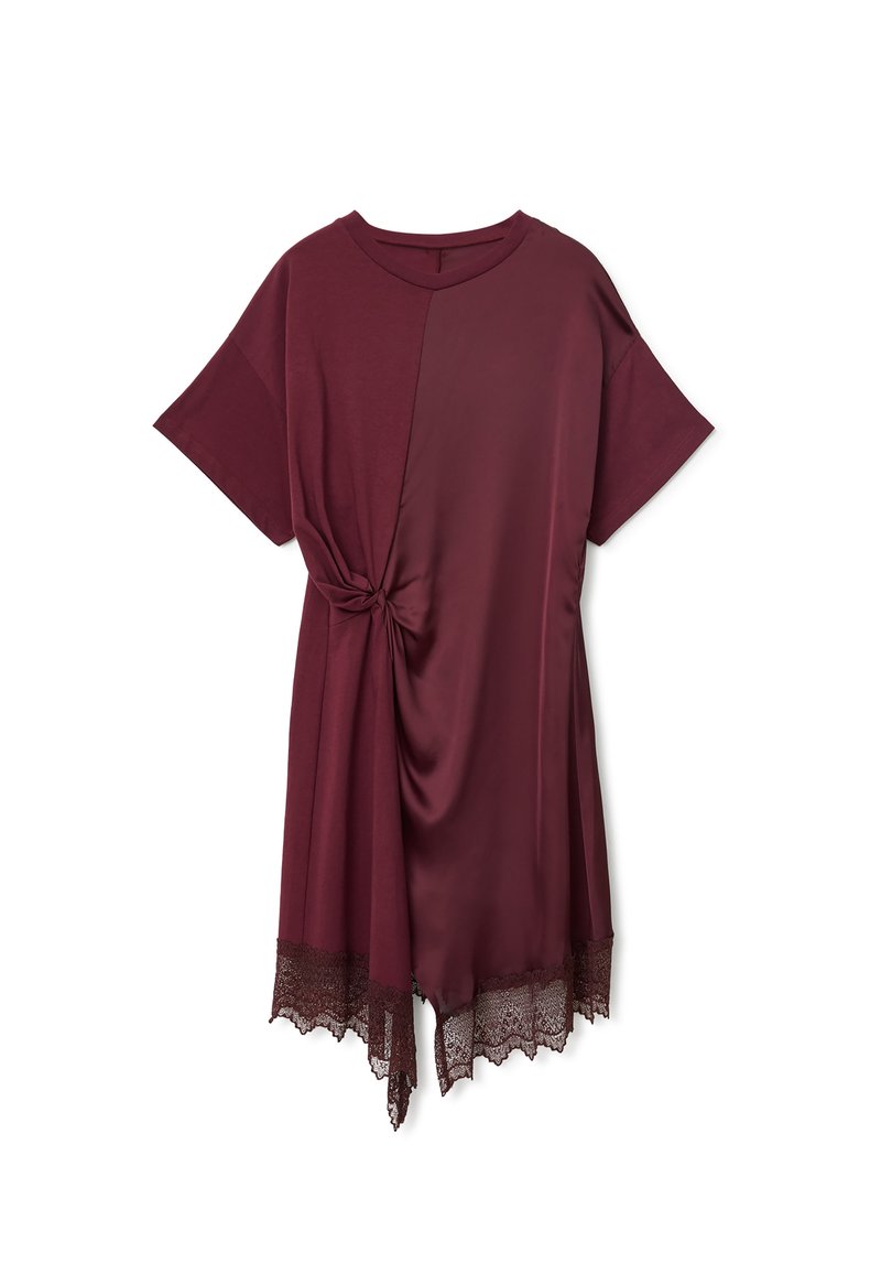 AllSaints Cocktailjurk bordeauxrood