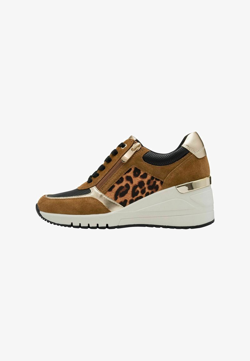 Marco Tozzi Baskets basses - cognac comb