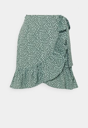 ONLOLIVIA - Gonna a campana - chinois green/black