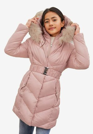 Lipsy SHOWER RESISTANT LONGLINE BELTED PADDED - REGULAR FIT - Wintermantel - pink