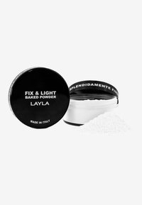 Layla Cosmetics - FIX & LIGHT BAKED POWDER - Puder - 1 white Miniatyrbild 1