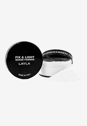 Layla Cosmetics FIX & LIGHT BAKED POWDER - Cipria - 1 white