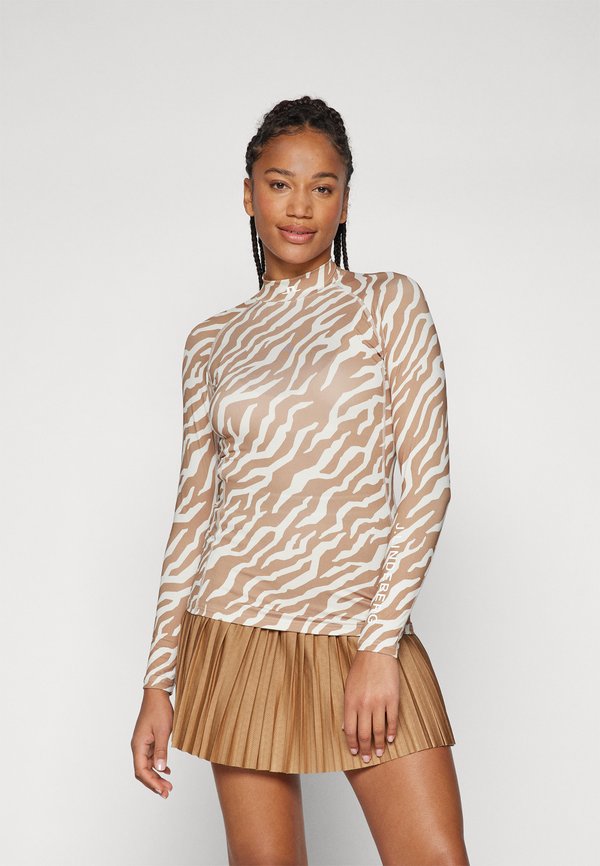 ELLA COMPRESSION - Long sleeved top - beige