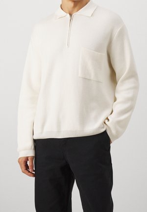 Striktrøje - off-white
