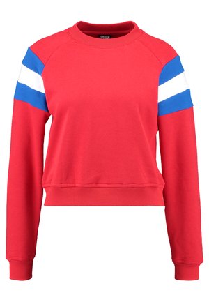 Urban Classics Felpa - firered/brightblue/white