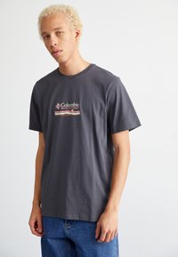 Columbia - EXPLORERS CANYON BACK TEE - Nyomott mintás póló - shark Miniatűr kép 1