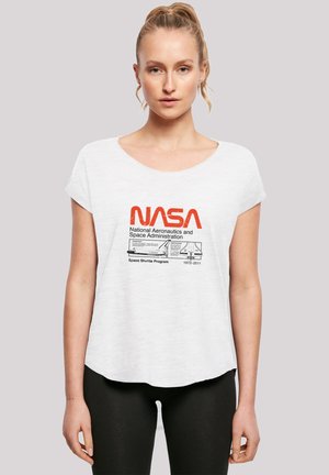 LONG CUT NASA CLASSIC SPACE SHUTTLE  - Print T-shirt - white