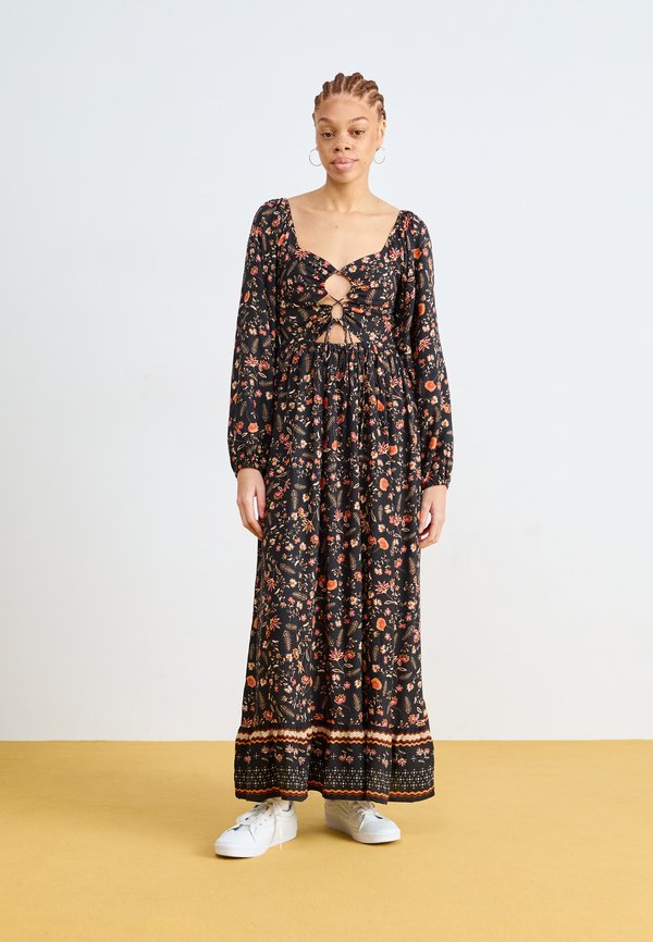 HOLIDAZE MAXI - Maxi dress - anthracite kerala