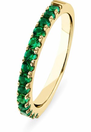 FAVS Ring - geelgoudkleurig groen