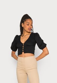 Monki Blusa - black dark