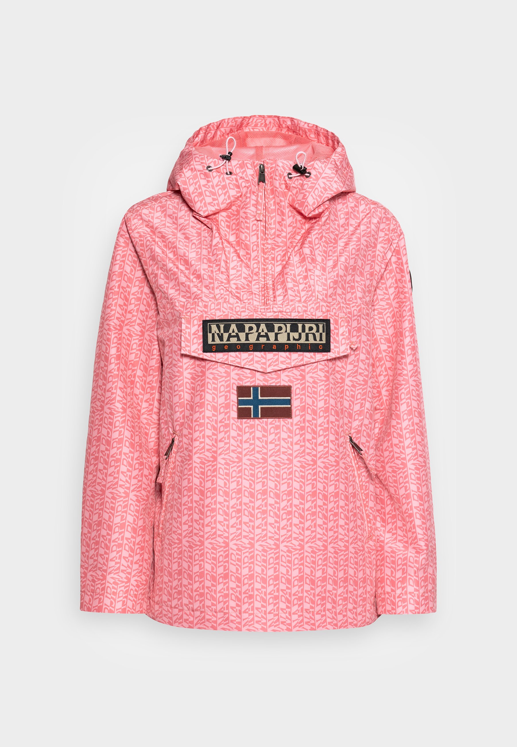 Napapijri Rainforest Summer Pocket 3 Women's Jacket - Pink AOP FAF