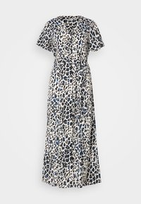 VMSIDRA V NECK 7/8 DRESS - Shirt dress - snow white