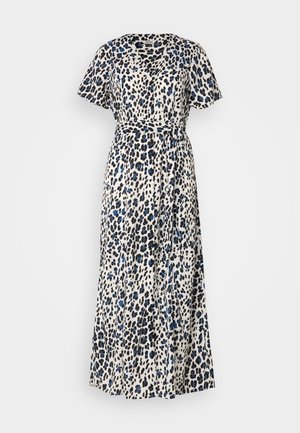 Vero Moda Tall, VMSIDRA V NECK 7/8 DRESS - Skjortekjole - snow white
