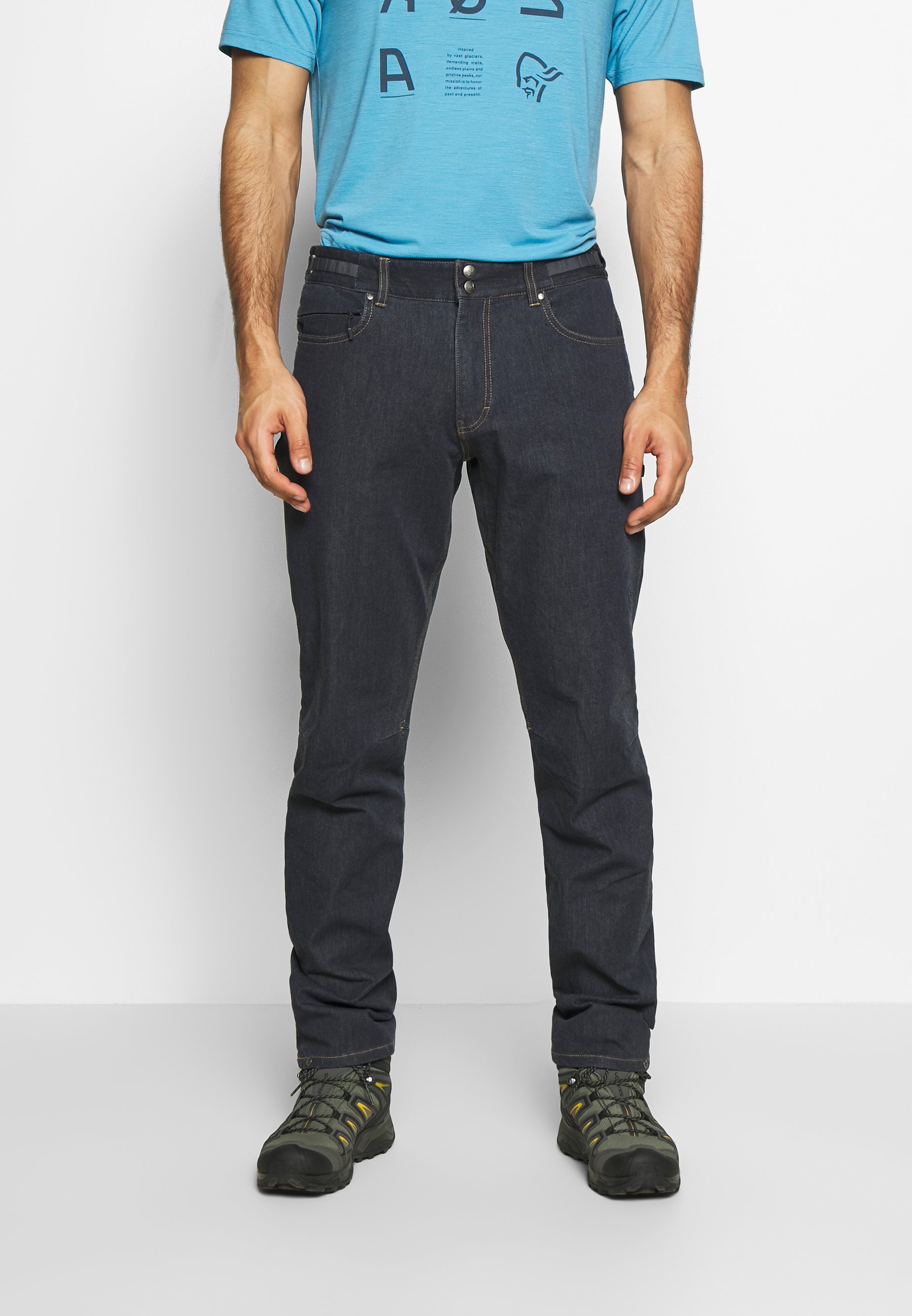 Norrøna SVALBARD DENIM PANTS Bukse denimblå denim Norrøna SVALBARD DENIM PANTS Bukse denimblå denim