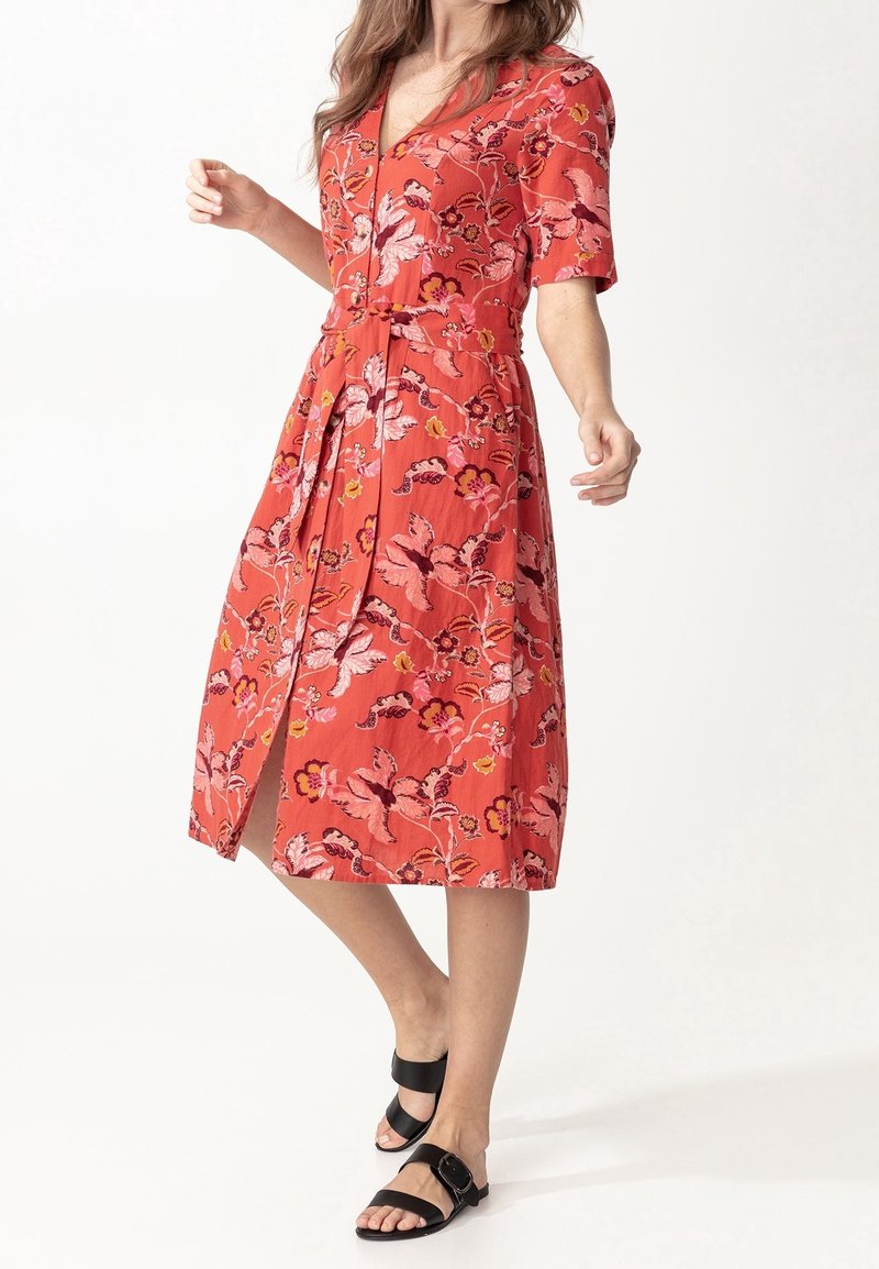 Indiska Robe chemise - coral