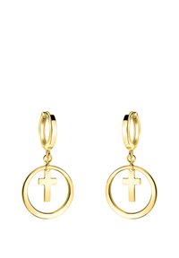 Sofia Milani CIRCLE CROSS - Orecchini - gold coloured
