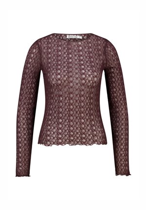 Bluse - bordeaux